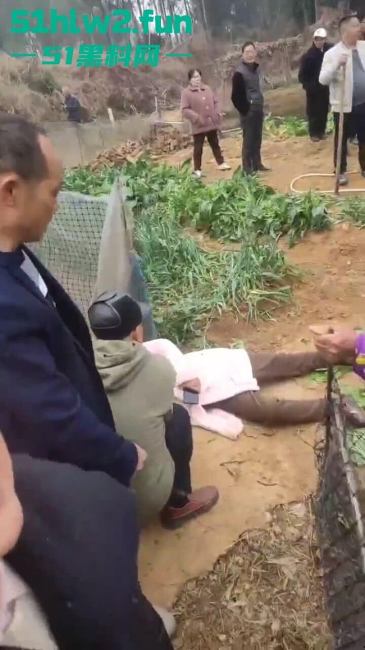 湖南衡阳李花村和添枝村互殴，数名外姓移门村民被打晕倒地不起，现场实拍流出。-9