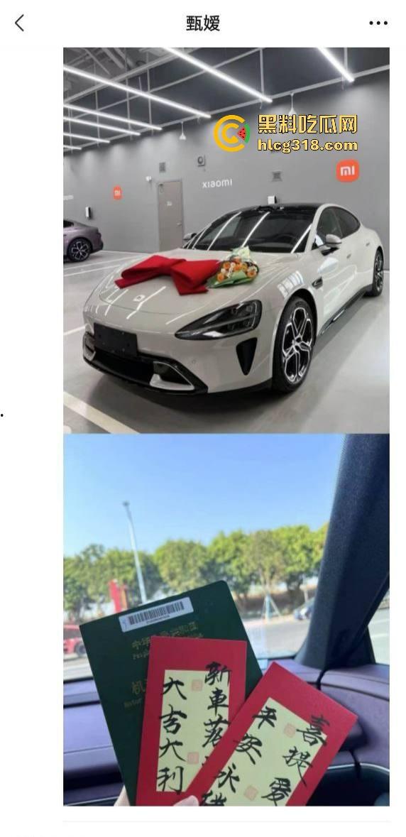 佛山小米su7新车主竟然是站街女？难怪最近这么努力接客了，原来是买新车了 挣钱嘛不寒碜-3
