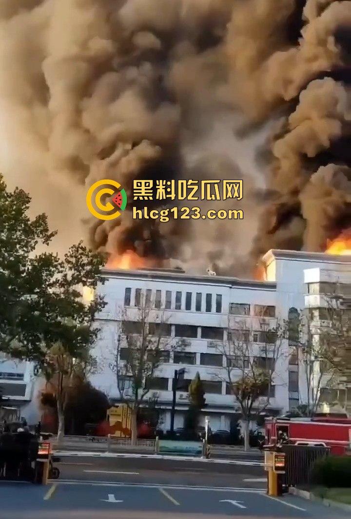 山东齐河财政局办公楼起火，黑烟滚滚直冲天！平账大圣这把火，坏账烂账都烧个干净！-14