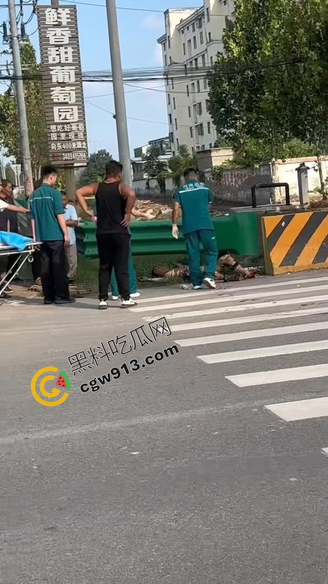 悲剧瞬间！河南商丘公路车祸，大货车烈焰吞没，司机惨遭活活烧焦-11